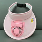Breathable Cooling Fan Hat Sunscreen Fan Sun Visor Hat Fishing Hat Cooling Peaked Cap Hat Usb Charging Hat For Sport Sunhat Amag