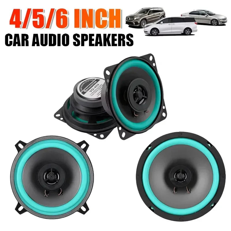 4/5/6 Inch Car Speakers Coaxial Subwoofer Universal Automotive Audio 100/160W HiFi Music Full Range Frequency Car Stereo Amagi