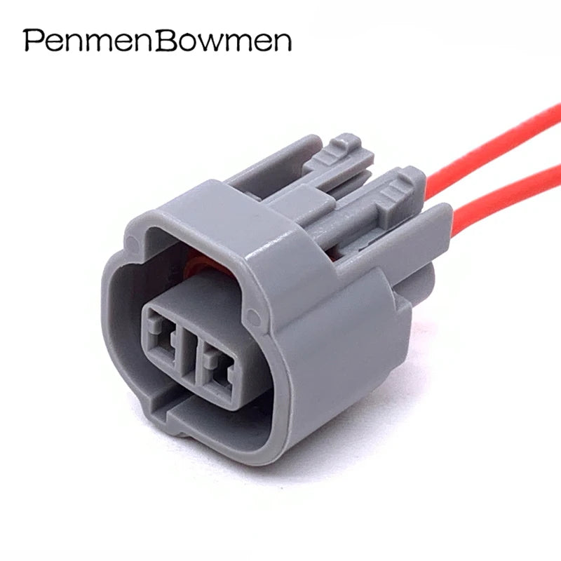 1 Set 2 Pin Car Temperature Electrical Cable Connectors Female Wire Harness Plug for Toyota Mazda 6189-0033
