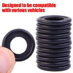 Car Sealing Oil Drain Screw Rubber Plug Gasket M12/M14 Universal Engine Oil Drain Plug Gaskets Auto Accessories 10/20/50/100pcs