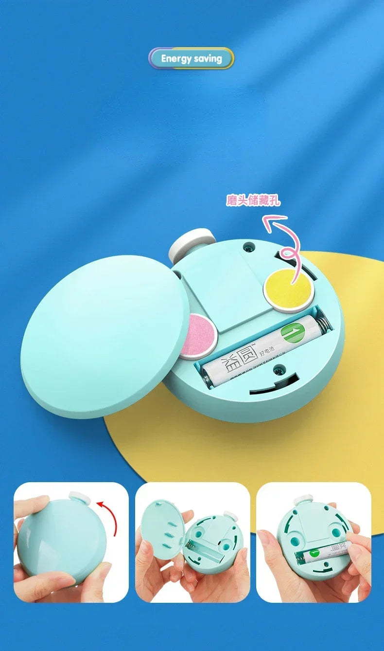 Electric Nail Grinder for Babies And Kids Home Use Polishing Set Nail Clippers Kit for Children Amagi