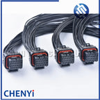 26 Pin Auto ECU Computer Connector Oil Gas Electrical Plug 3-1437290-7 3-1437290-8 1473416-1 1473416-2 With 30cm Wires