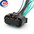 16 Pin Waterproof Female Connector Cable Plug Motorcycle Electrical Harnesses Wiring Harness 2290490-1