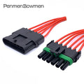 1 Set 1 2 3 4 6 Pin Car Weather Pack Electrical Cable Connectors Waterproof Female Male Wire Harness Plug 12015792 12015797