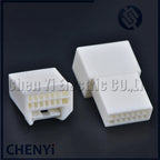 1 set 14 Pin Automobile connector Male Female Multi function seat plug Audio amplifier plug 90980-12804 for Toyota Honda Nissan