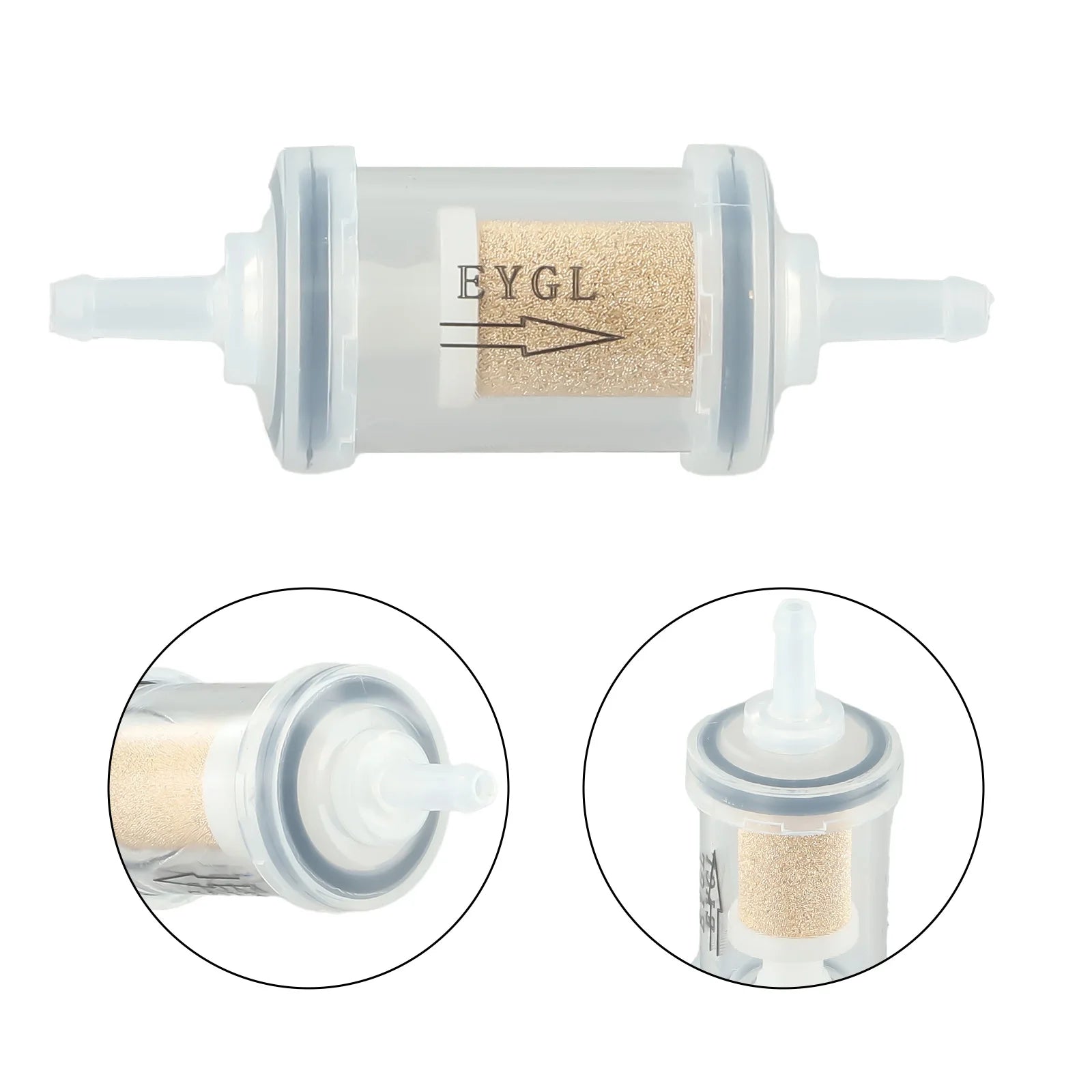 Petrol Inline Fuel Filter Removable And Washable Copper Filter Built-in Diesel Extra Large Fuel Filter For Motorcycles Cars ﻿
