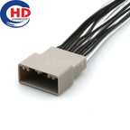 20 Pin Connector Unsealed 0.7mm Series Female Male Connector Cable Plug Motorcycle Electrical Harnesses Wiring Harness MX34020PF