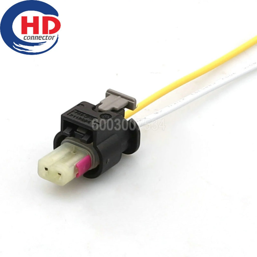 2 Pin male female auto Waterproof Connector 2-1718643-1 2-1703498-3 auto wiring harness plug cable electric plug connector