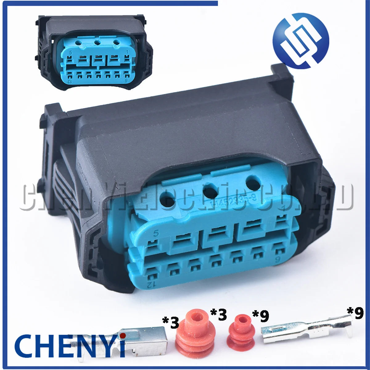 12 Pin car waterproof connector Lamp Headlight Plug 1-1452337-1 1-1452335-1 1-1452334-1 6931864-04 6925638-05 6925629-03