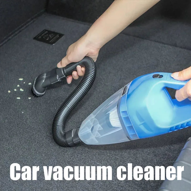12V Car Vacuum Cleaner Portable 100W Handheld Portable Car Mounted Vacuum Cleaner Super SuctionWet AndDryDualUseCar Home Amagi
