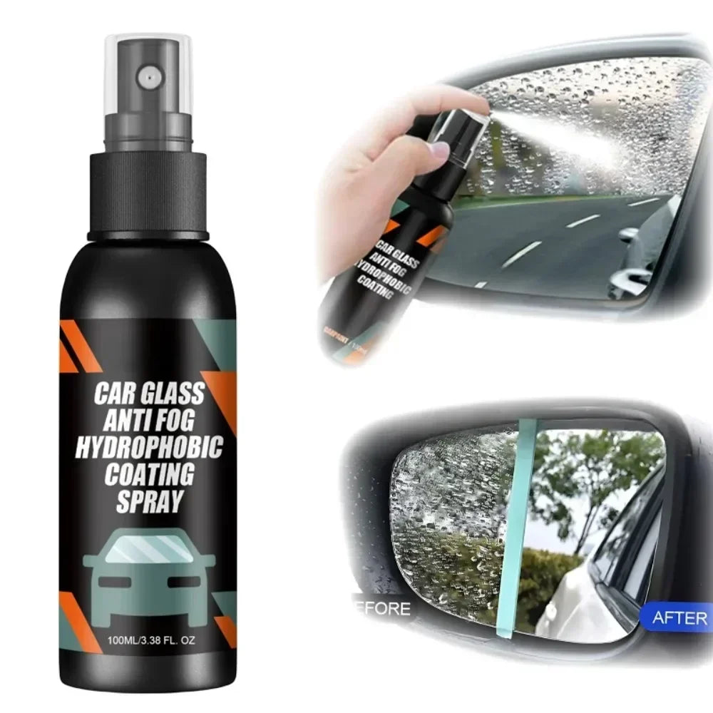 Auto Water Repellent Spray Anti Rain Coating for Car Glass Hydrophobic Anti-rain Car Liquid Windshield Water Repellent Amagi