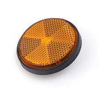 2/1pcs Circular Reflector Car Universal Trucks Motorcycle Night Reflector Safety Reflector Motorcycles ATV Bikes Accessories