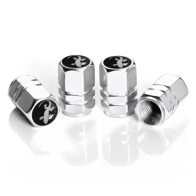 4Pcs Tire Valve Stem Caps, Universal Car Wheel Air Valve Dust Proof Covers for Cars, Trucks, SUVs, Bikes and Motorcycles Amagi