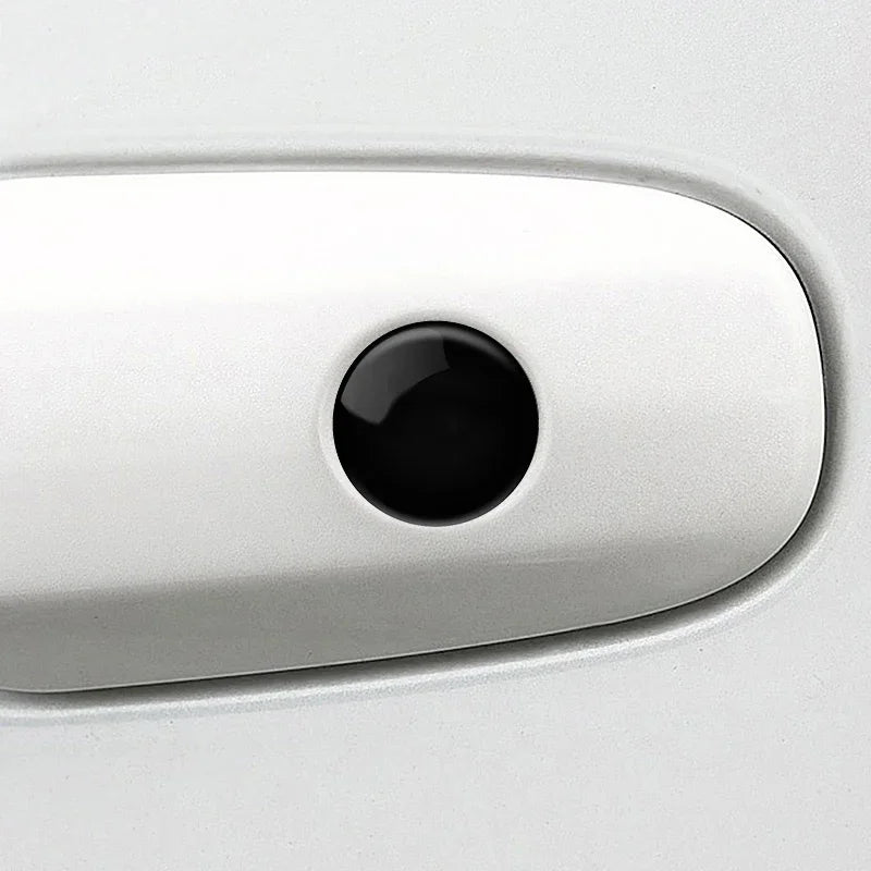 4pcs Car Keyhole Stickers Modified Sticker Keyhole Stickers Multifunctional Car Door Entry Guard Shield, Exterior Stickers Amagi