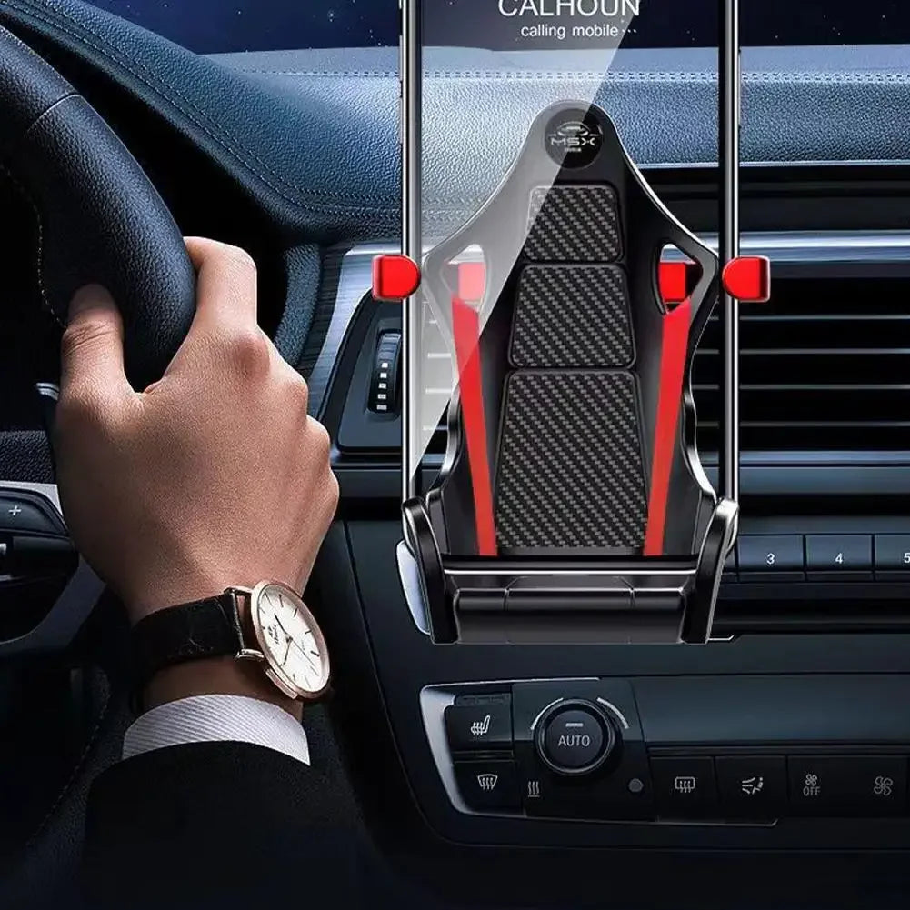 Racing Seat Car Mobile Phone Holder Stable And Shock-Resistant Car Navigation Bracket For Universal Accessories Tools