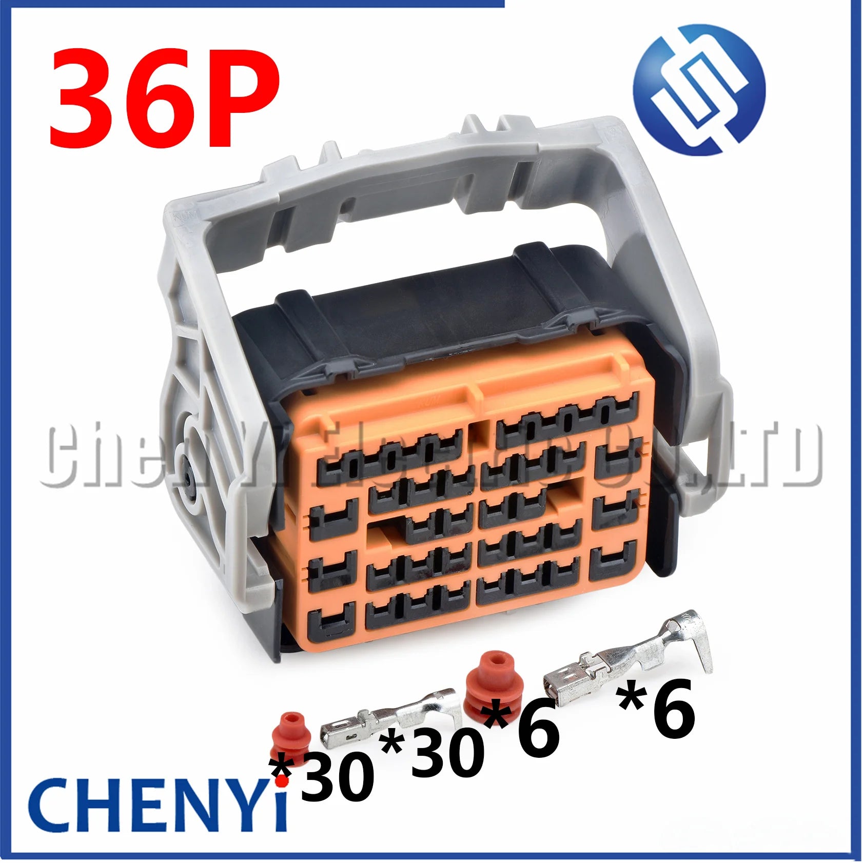 36 Pin female Automotive waterproof connector headlight assembly harness plug HP645-36021 C62A36 C62A36 For Hyundai Kia