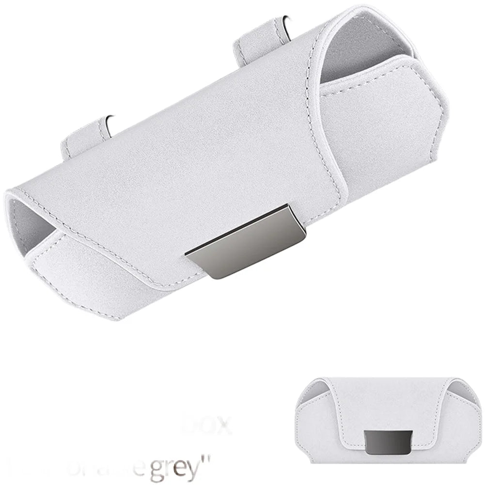 1PC Car Eyewear Organizer Car Glasses Case Suede Material Sun Visor Holder Car Sunglasses Holder Case Glasses Box