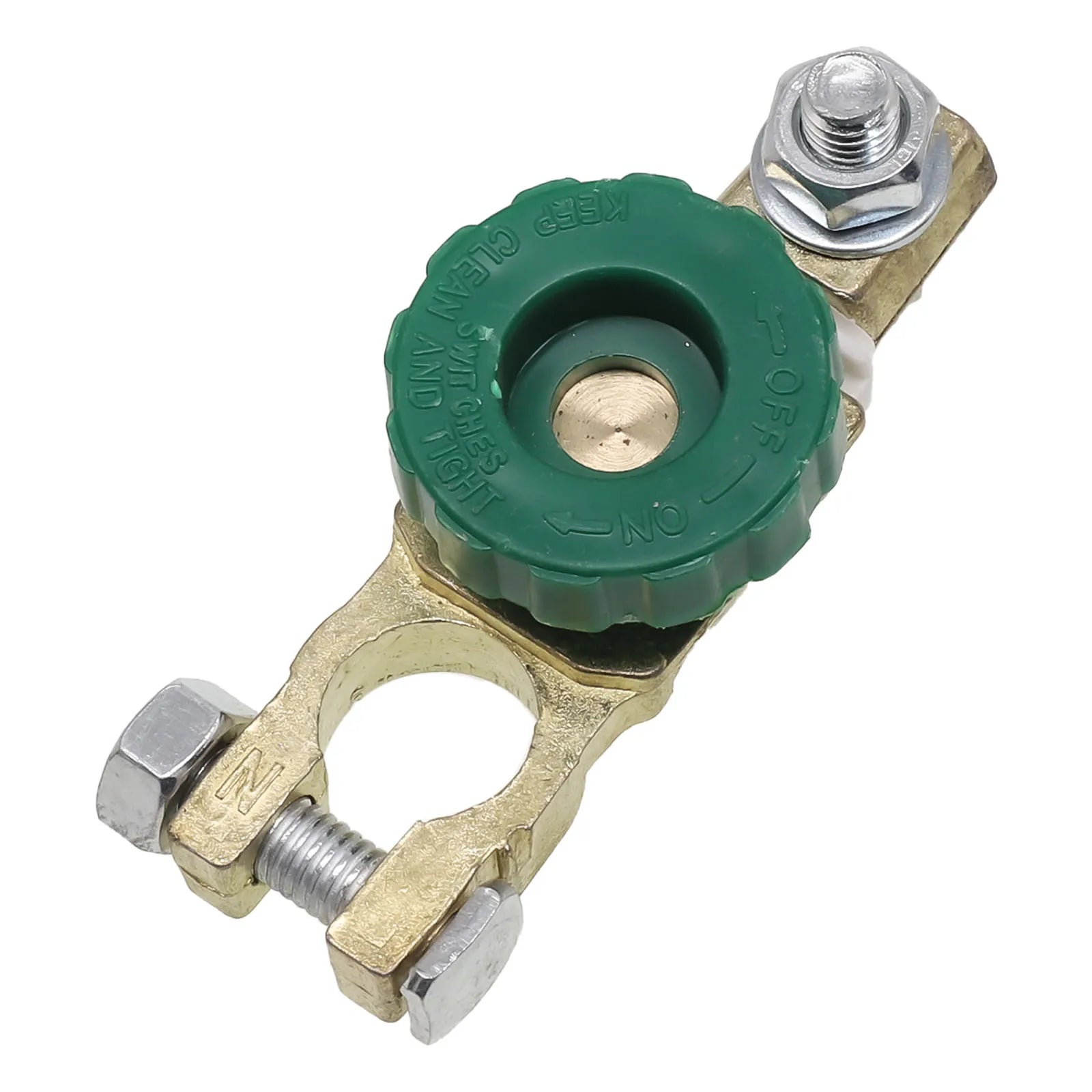 Auto Battery Terminals Quick Disconnect Isolator Cut Off Switch Auto Cables Connectors Wire Fits Standard Negative Terminal
