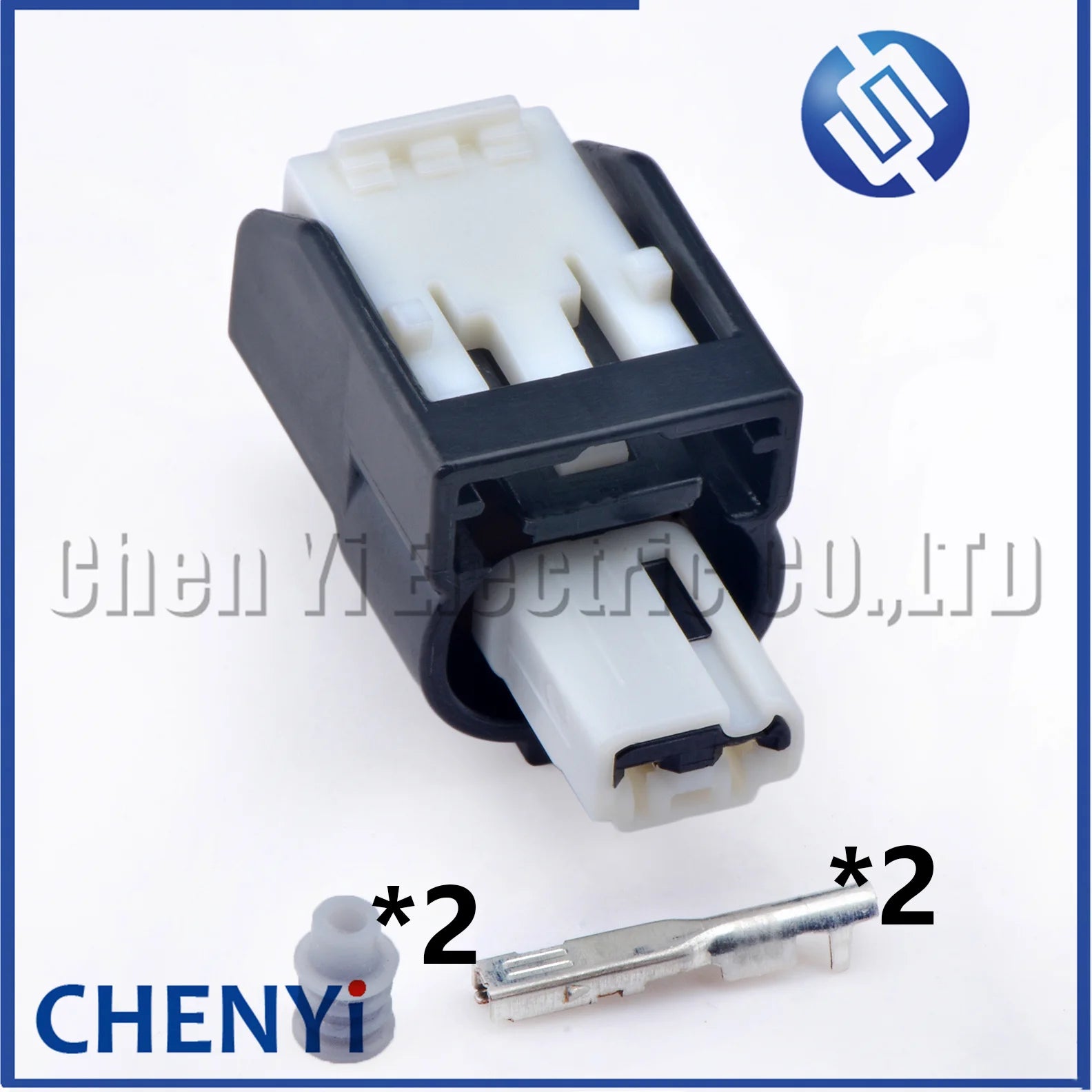 2 Pin female Automotive waterproof connector Sensor Fuel injector Wire harness plug 6189-7456 For Ford F150