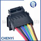 6 Pin Automotive connector socket rear lamp Tail light Wire harness plug 7701477989 7703297051 For Renault Clio II