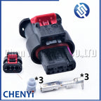 3 Pin Auto waterproof connector PDC Parking radar Sensor Plug 80A973703A 4K0973703A 80A 973 703 A 4K0 973 703 A