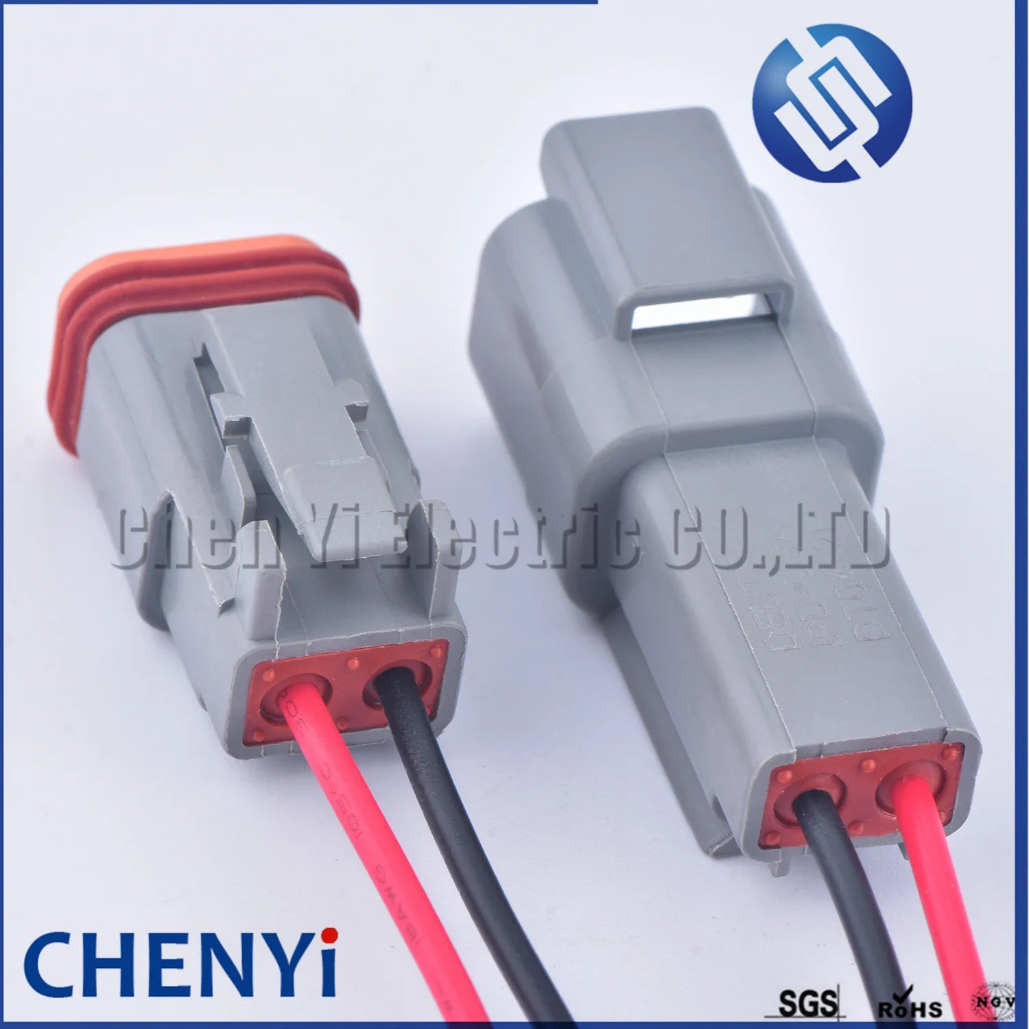 Deutsch DT series 2 Pin male or female Auto Waterproof Connector DT06-2S DT04-2P Automotive Electrical Wire Harness pigtail Plug