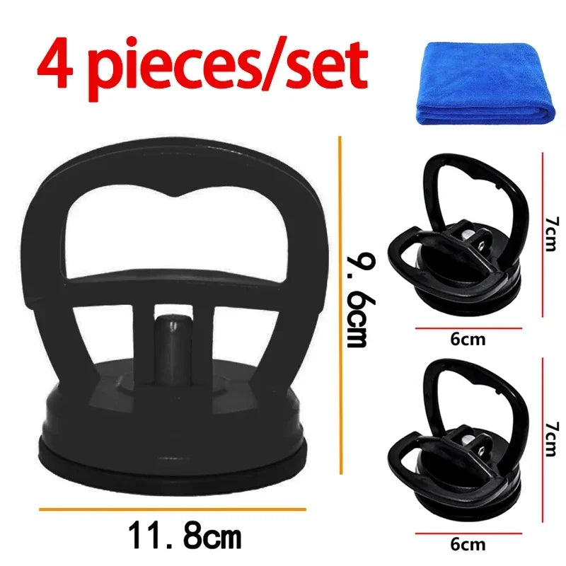 Car Minor Dent Repair Suction Cup Tool Kit - Vehicle Dent Puller Set for Diagnostic and Inspection - Various Materials Amagi