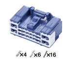 Suitable for Kia, Hyundai and BYD car door A-pillar and B-pillar wiring harness connector plugs 6098-7907/3098-7912