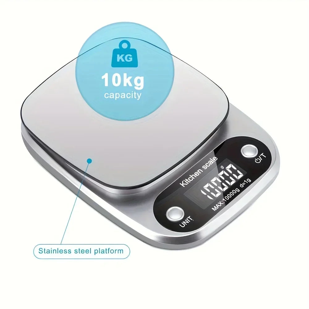 Household Kitchen Scale Baking Precision Food Scale 0.1g Gram Small Desktop Scale Tea Scale High Precision Digital Scale Compact