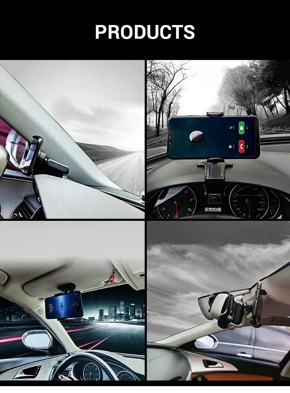 Car Dashboard Phone Holder Smartphone Stand For Mitsubishi Asx Lancer Outlander Pajero Sport L200 Colt Carisma Galant Grandis