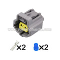 2PIN Connector Waterproof 1.8mm Male Female Water Temperature Sensor Plug Connectors Cable Socket For Toyota 184154-1 178390-2