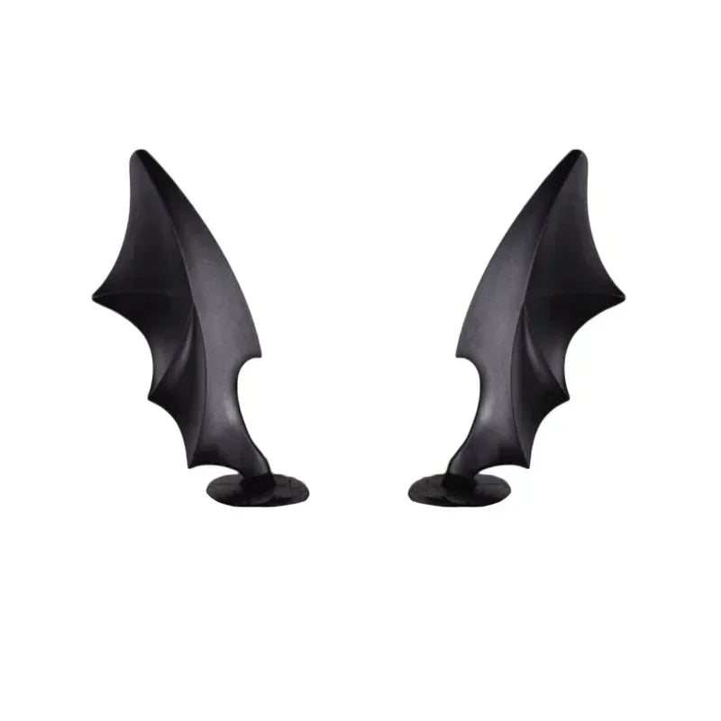 Helmet Devil Horns Motorcycle Electric Car Helmets Decoration Headwear Helmet Stickers Cosplay Auto Styling Halloween Amagi