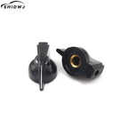 5Pcs 6mm Useful Shaft Hole Dia Bakelite Potentiometer Pot Pointer Knobs Caps