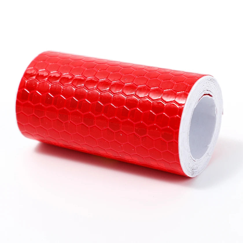 Car Reflective Tape Safety Warning Car Decor Sticker Reflector Anti-collision Strip Protective Tape Strip Film Auto Moto Sticker