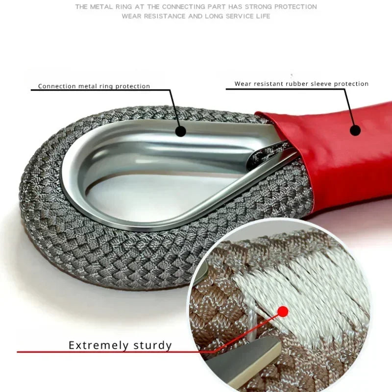Car Tow Strap Rope Is Very Reliable Wear-resistant Offroad Can Tow 5-18 Tons of Rescue Rope Upgraded Version Which Amagi