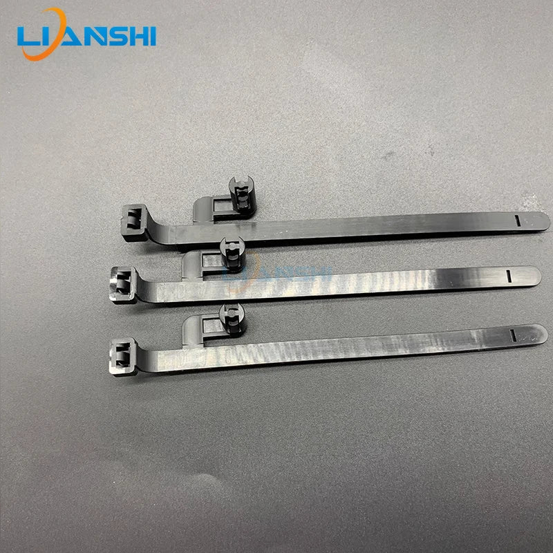 Automobile fixed head cable tie pin, nylon cable tie, auto repair forklift special binding wire 8*160