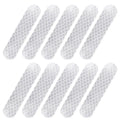 100-10PCS Helmet Safety Warning Reflective Sticker Strip Fluorescent Decorative Stickers Bicycle Motorcycle Reflector Tape Decal