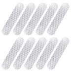 100-10PCS Helmet Safety Warning Reflective Sticker Strip Fluorescent Decorative Stickers Bicycle Motorcycle Reflector Tape Decal