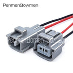 1 Set 2 Pin Auto Fog Lamp Turn Signal Electrical Connector Female Male Wire Harness Plug for Toyota 90980-11019 6189-0175