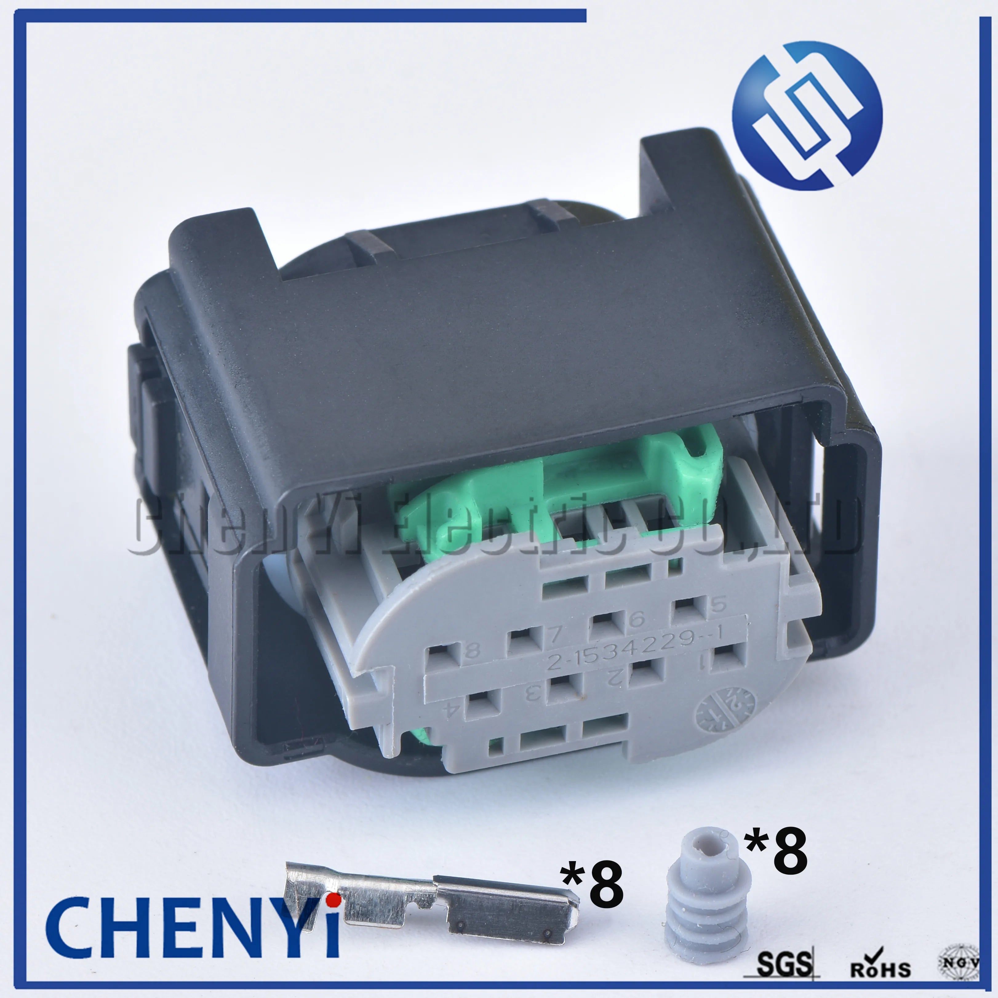 8 Pin female Automotive waterproof connector Reverse Sensor Radar wire harness Plug 2-1534229-1 1-1534229-1 1-1418552-1