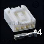 4 Pin 2.8 Series Automotive connector Car door bass horn harness plug 7183-4347 For Mazda Ford Jeep