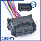 12 Pin Automotive connector Led Lamp Headlight Head Light wiring harness Plug Pigtail 61132359991 1-1452335-1 1-1452334-1