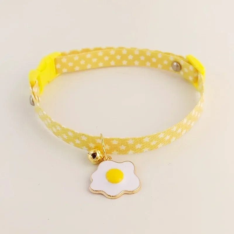 Pet Collar Candy Color Avocado Pendant Cat and Dog Safety Necklace Amagi