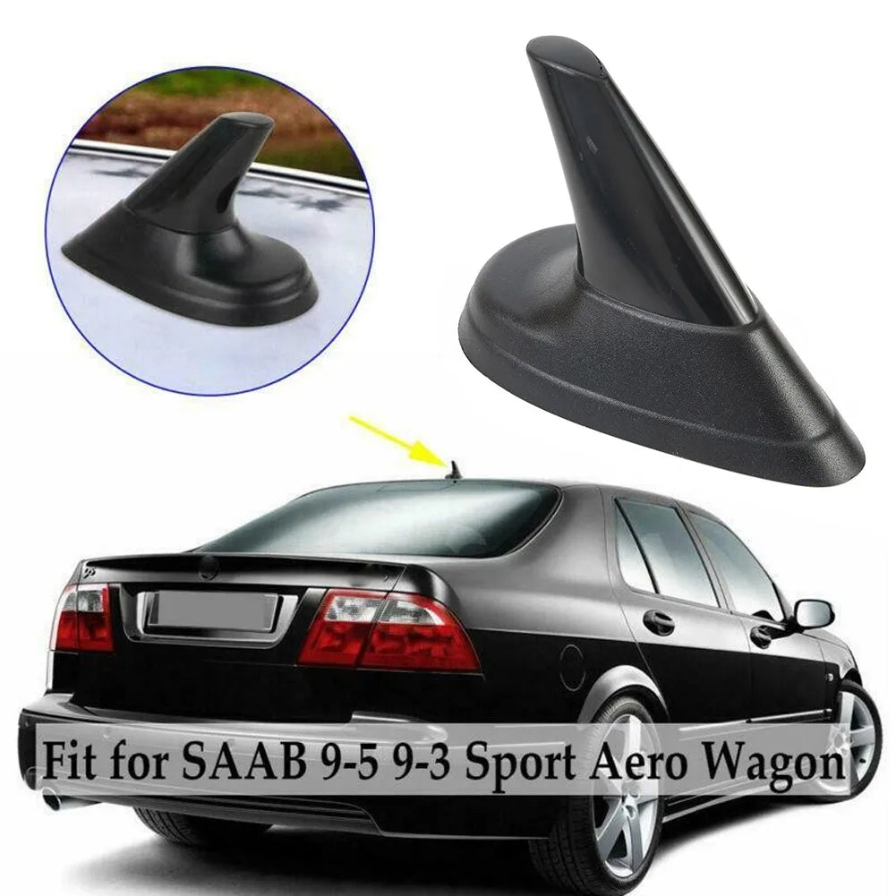 1 Pc Car Virtual False Antenna Black ABS Plastic Appearance Finned Aerial False Antenna Fits SAAB 9 3 9 5 93 95 Car Parts