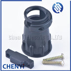 4 Pin auto sensor plug Aviation Wiring Black Circular Connector Plug 182921-1 182658-1 206429-1 with Pin For SMT SMEMA