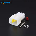 FW-C-6F-B/FW-C-6M-B Automotive waterproof connector Connector 6p harness plug rubber shell with terminal