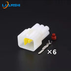FW-C-6F-B/FW-C-6M-B Automotive waterproof connector Connector 6p harness plug rubber shell with terminal