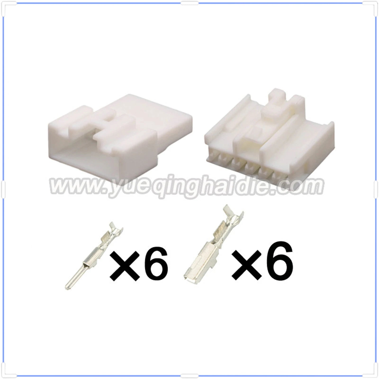 6 Pin Connector Unsealed 2.2mm Male Female Connectors Automotive Wiring Harness Cable Plug for Toyota 7283-1061 90980-10957