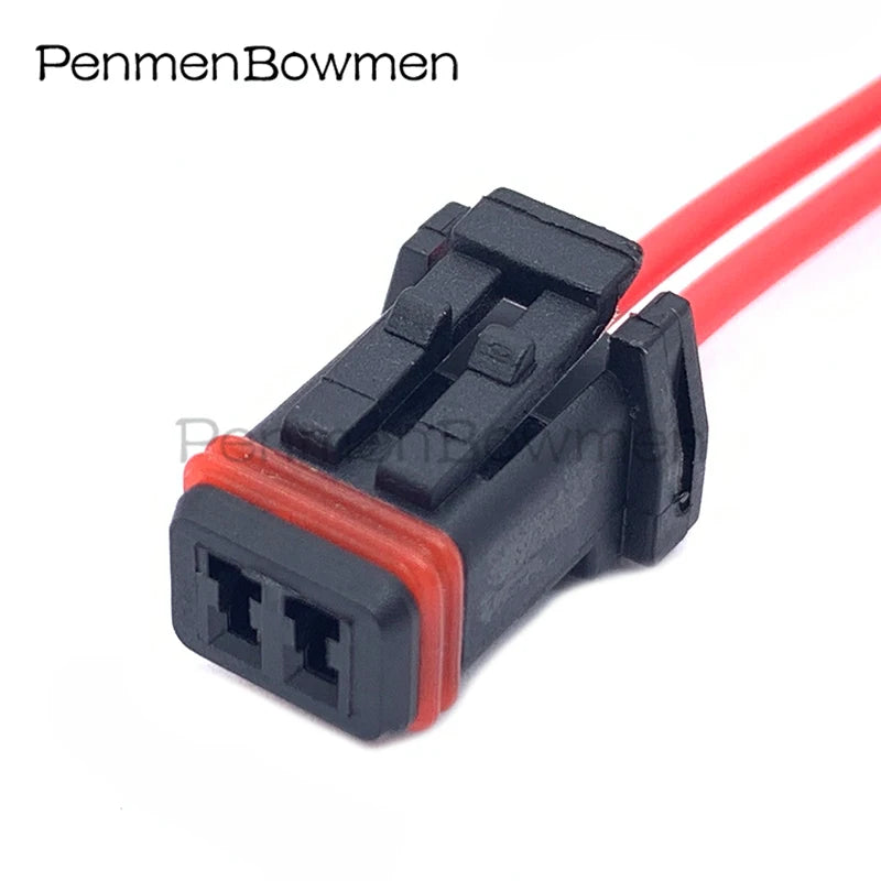 1 Set 2 Pin Auto Rearview Mirror Electrical Cable Connectors Socket Car Lamp Plug Wire Harness MX19002S51
