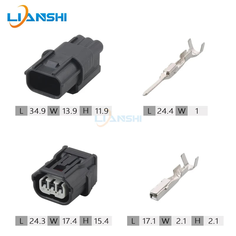 6188-4775 6189-7037 Automotive ignition coil high voltage pack plug 3p male and female wiring harness connector with terminal